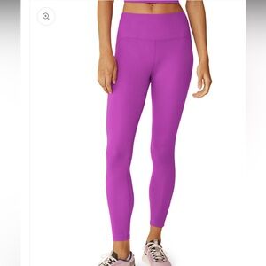 Beyond Yoga bright purple leggings